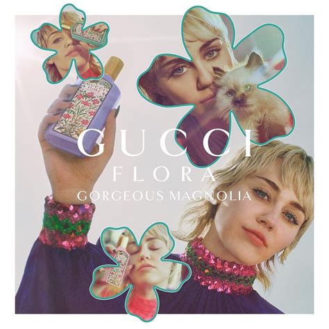 gucci flora pub|miley cyrus for Gucci Flora.